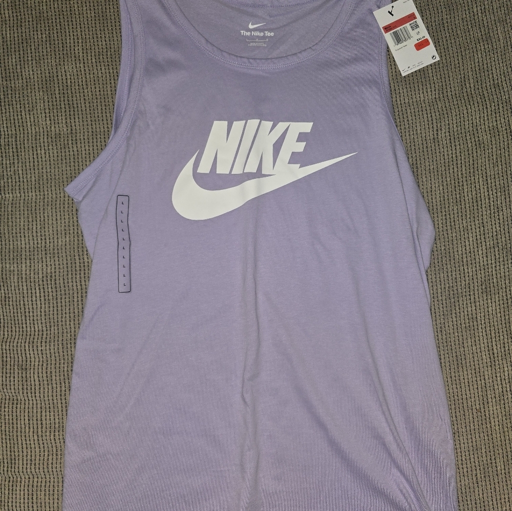 Nike Purple Sleeveless Top